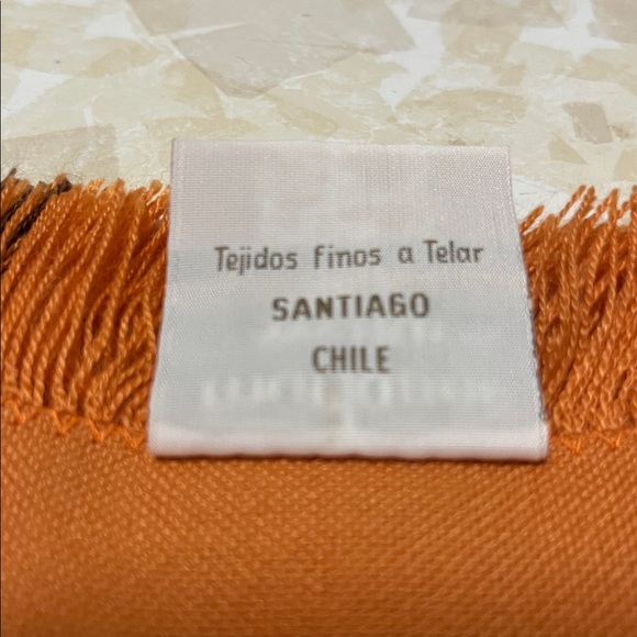 Vintage Square Tablecloth Rust - Picture 4 of 4